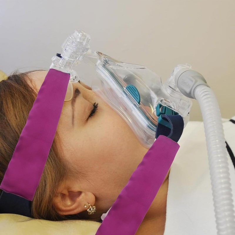 6 Packs CPAP Headgear Strap Covers, Universal and Reusable Comfort