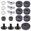 Unbranded 18pcs/Set Drum Accessories Felt Pad/Wing Nut/Cymbal Sleeve Base for