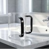 Hand Washing Cup Set of 2, 5" Acrylic Clear Netilat