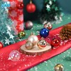 morytrade Christmas Ornaments Set of 24 Ball Decoration Ornaments (Red,