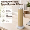 Waterless Essential Oil Diffuser, Wood Scent Diffuser with 5 Fragrance