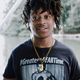 GoldChic Jewerly S Initial Gold Chain For Boy, Big Letter Pendant Statement Jewellery Gifts For Sports Men