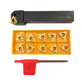 5/8" Lathe Threading Turning Tools with Threading Threading Indexable Turning Inserts (5/8" SER1616H16)