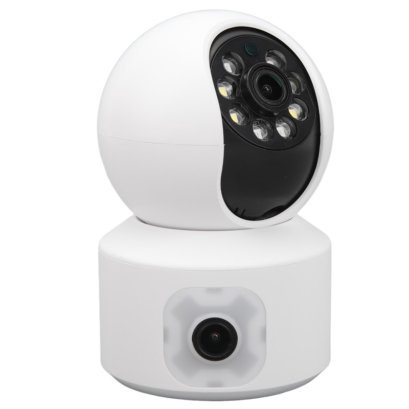 WiFi Dual Lens Security Camera HD Wireless Home Camera with