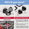 Stove Knob Safety Covers (5 Pack) – Oven Knob Covers