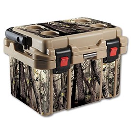 MightySkins (Cooler Not Included) Skin Compatible with Pelican 20 qt Cooler wrap Cover Sticker Skins Tree Camo