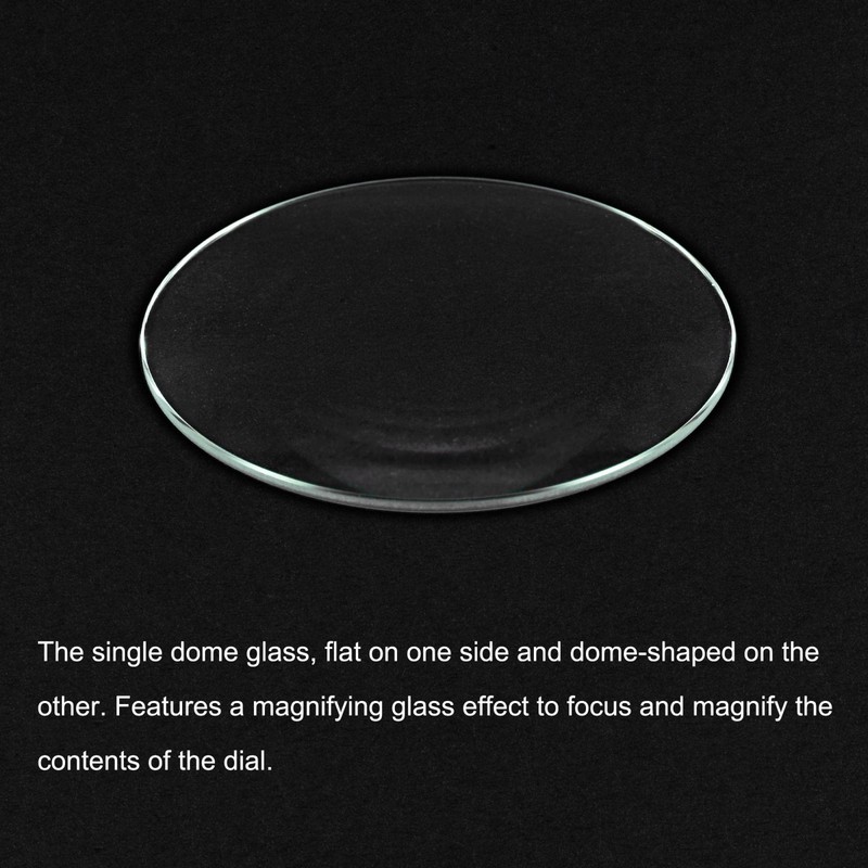 sourcing map 8 Pack 43 mm Crystal Lens Single Dome