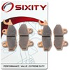 Sixity Front Rear Sintered Brake Pads 2008-2012 for Kawasaki EX250F