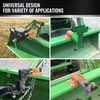 Universal Bolt on Receiver Hitch for Tractor Bucket with 2"