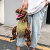Kids Dinosaur Backpack Cartoon 3D Dinosaur Shape Soft Plush Kids