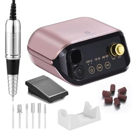 CHERIMOYA Pulidor De Unas Esmeril Drill Profesional 35000RPM,Kit de Taladro
