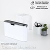 Asmix B08W Paper Shredder for Home use Office, White Compact