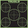 TRUGLO TRU-See 5-Bullseye Reactive Splatter Target, 6-Pack, Green