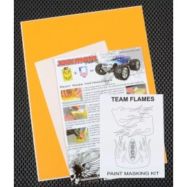 XXX Main Racing - Team Flames Paint Mask