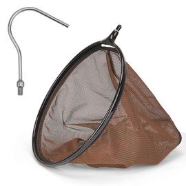 ORAPXI Pool Nets Swimming Pool Leaf Skimmer Nets, Fine Mesh with Heavy Duty Metal Frame and Sturdy Metal Hook for Cleaning Pools, Ponds, Garden, Fish Catching