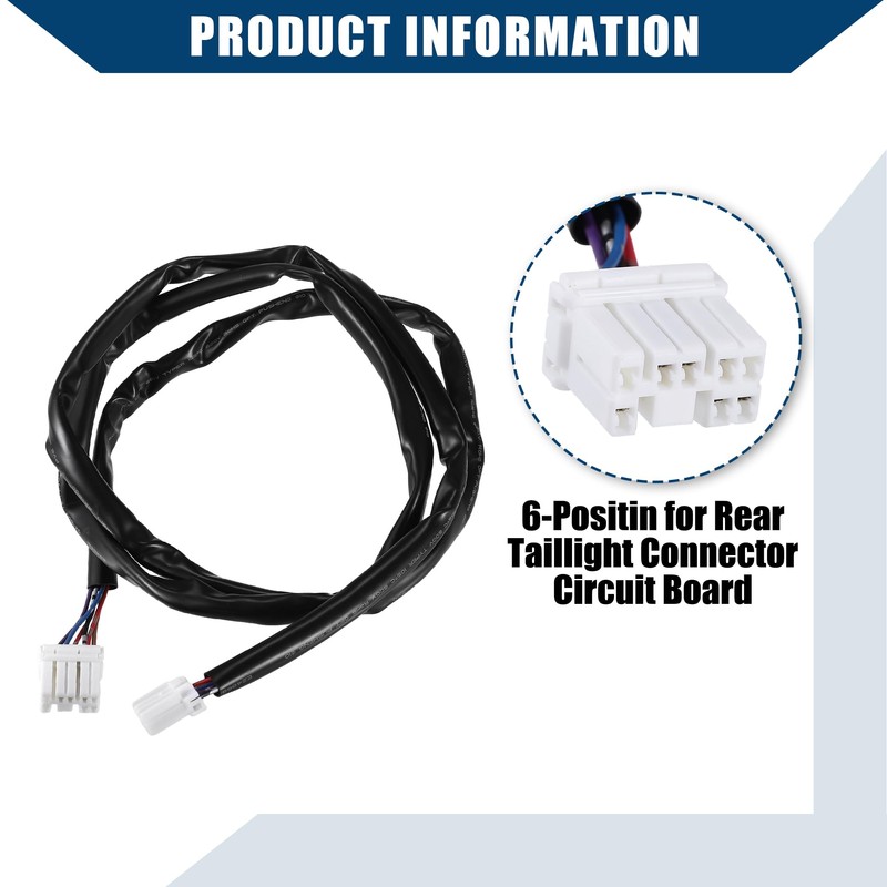 Hihaha Motorcycle Rear Fender Taillight Wiring Harness for Harley Davison