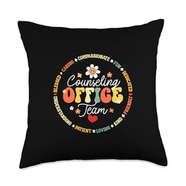 Counseling Office Team Appreciation Week Back to School Throw Pillow