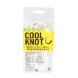 COOLKNOT No-tie Shoelaces - white