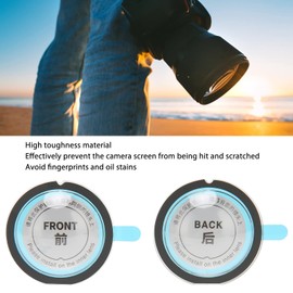 Bewinner Plastics Sticky Lens Guard for Insta360 One X3, Dual Lens Guards, Scratch Resistant Camera Lens Protective Cover for Insta360 X3 Panoramic Action Camera Accessories