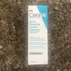 Cerave (2) PACK CeraVe 4% Benzoyl Peroxide ACNE Treatment Foaming Cleanser Face