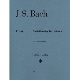 Two Part Inventions - Johann Sebastian Bach - Piano - sheet music - G. Henle Verlag - HN 591