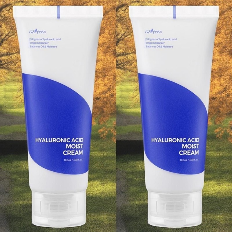 Isntree Hyaluronic Acid Moist Cream 100ml 2 x / 이즈앤트리