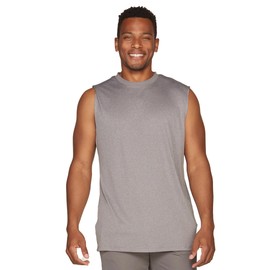 COLOSSEUM Active Men's Nano Sleeveless Tee (Smoked Pearl, 3X-Large)