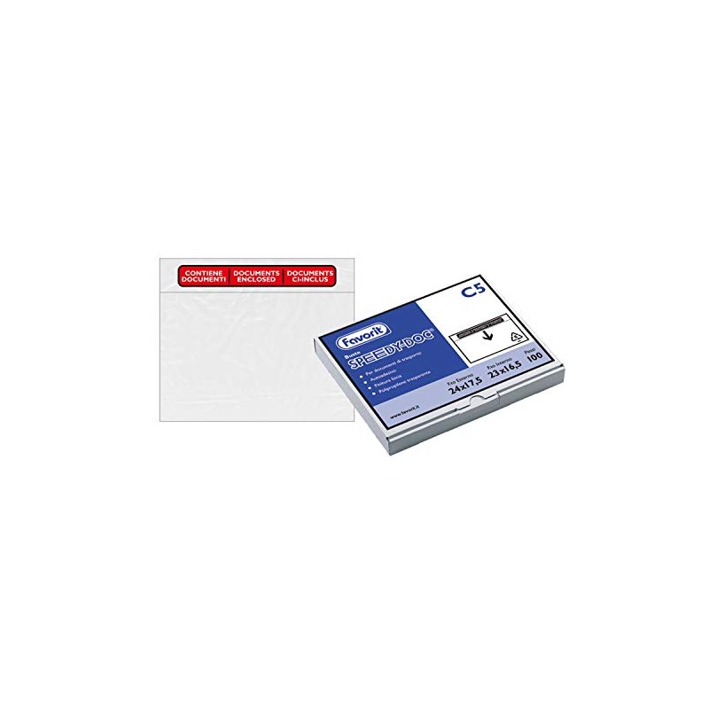 Favorit 100500098 Envelopes with Window White