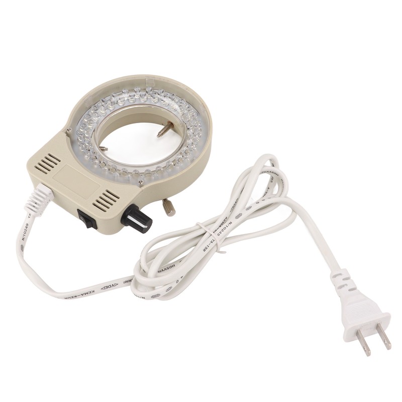 Microscope Illuminator Ring LED Light Source Adjustable Accessory 100‑240V