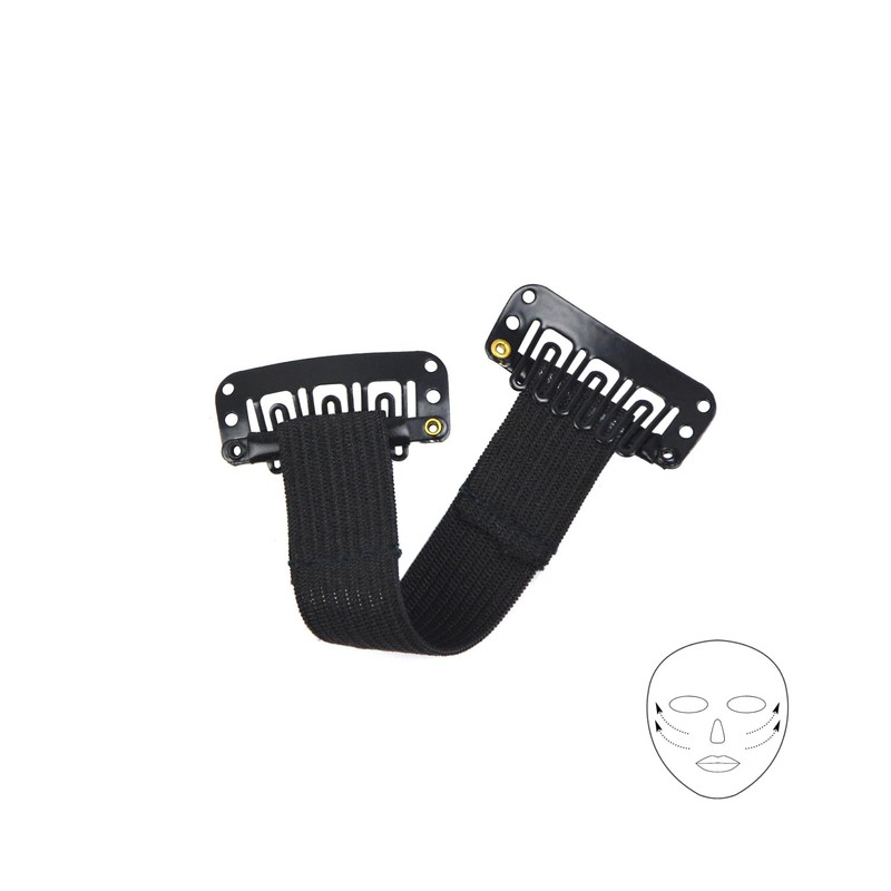 YTBYT 4 Pcs Facelift Bands with Clips Invisible Face Stretching