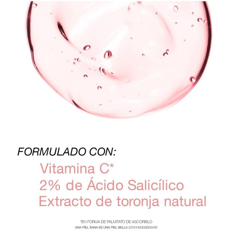 Neutrogena Exfoliante Facial Oil free Toronja Ácido Salicílico 124 ml