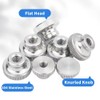 SYDARSYN M8 Knurled Nuts Blind Bore Knurled Nut 304 Stainless