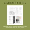 Happy Planner Undated Plans + Notes Monthly Planner Notebook Journal,