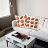 TAJWE Fall Pillow Covers 18x18 Inch Set of 2 Pumpkins