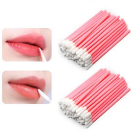 200pcs Lip Brushes Disposable Lip Brushes Household Professional Disposable Lip Brushes Multifunctional Brushes Lip Makeup Disposable Lip Brush Thin Wand Hygienic Makeup Brush Kit Easy to Use Lip Wand Lip Brushes Lip Brushes Disposable Lip Brushes (Pink)