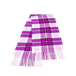 Warwick & Vance Womens/Mens Woollen Scarf, 100% Wool, Super Soft Touch, 30cm x 180cm, Heather Tartan