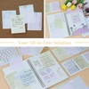 Koqye 3 in 1 Note Pads, Tear-Apart Memo Pad -