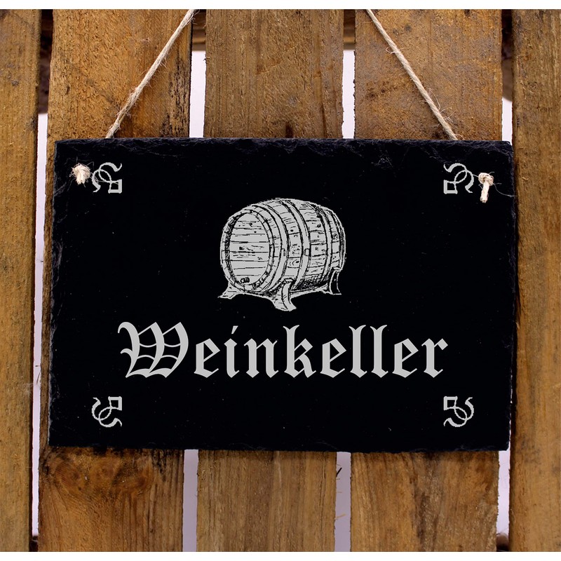 Slate Sign 'Wine Cellar' Clip On Back Cover Hard Case