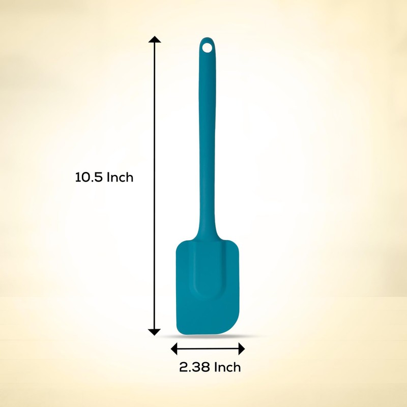 Mrs. Anderson's Baking Espátula de silicona, flexible y antiadherente, turquesa