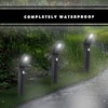 Morvat LED Motion Sensor Outdoor Landscape Pathway Solar Lights, 4