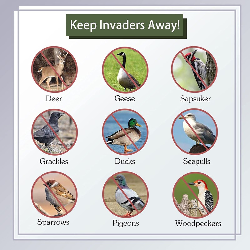 Kugge Bird Flash Tape (2in,360ft), Double Side Reflective Tape, Protect