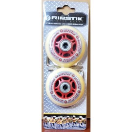 Razor RipStik Caster Board Wheels 76mm with ABEC 5 Bearings New Red