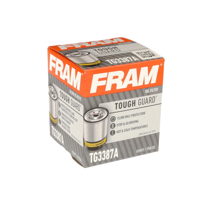 Fram Tough Guard TG11955, 15K Mile Change Interval Spin-On Oil