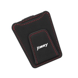 Yamlten Car Glasses Holder, Compatible with JIMNY, Sun Visor Glasses Clip, Easy to Store Cards, Keeps Your Car Neat and Clean, Suede Magnetic Closure Type, Iron