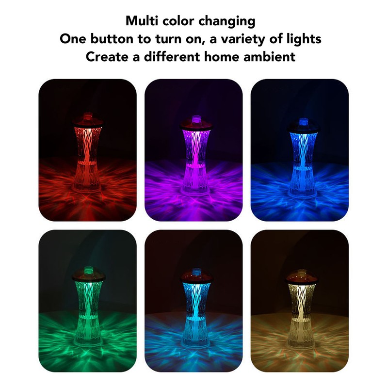 Ambient Light Humidifier Professional Quiet Colorful Lighting USB Desktop Humidifier