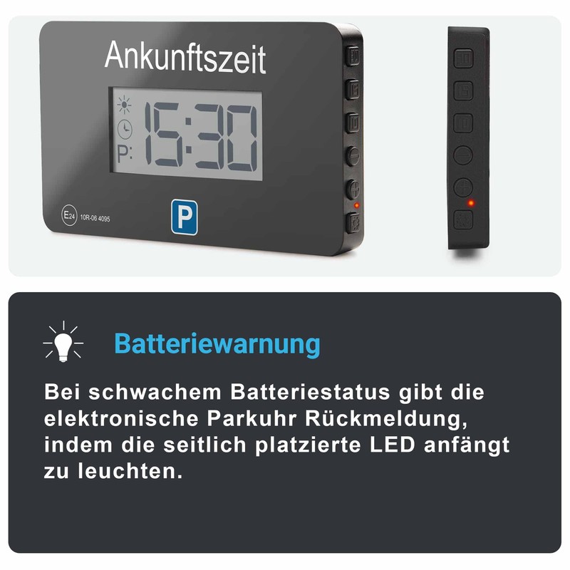 Parkwächter V1 Automatic Parking Disc in accordance with Road Code