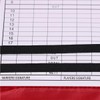 Laroal Golf Scorecard PU Leather Crocodile Pattern Golf Scorebook with