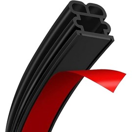 52.5Ft Car Door Seal Strip for Truck Car Weather Stripping Universal Self Adhesive Large Auto Door Soundproofing Weatherstrip for Pickup Truck SUV RV Boat