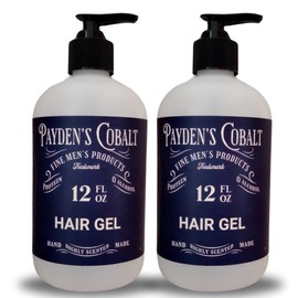 Black Canyon Home and Body Payden's Cobalt Santa's Pipe For Men Scented Protein Hair Gel, 12 Oz (2 Pack)
