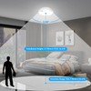 2-Pack Battery Operated Motion Sensor LED Ceiling Light, 7.2inch Flush